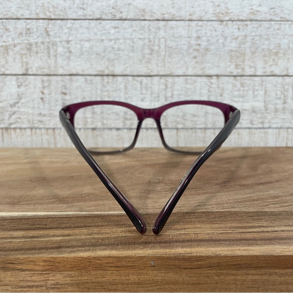 MICHAEL KORS MK255 Plum Purple Gradient Rectangle Eyeglass FRAMES Uni 53-18-135 - Picture 6 of 16
